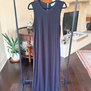 Joan Vass Black Maxi Dress